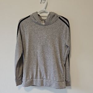 💛Adidas Gray Hoodie with Black Accents